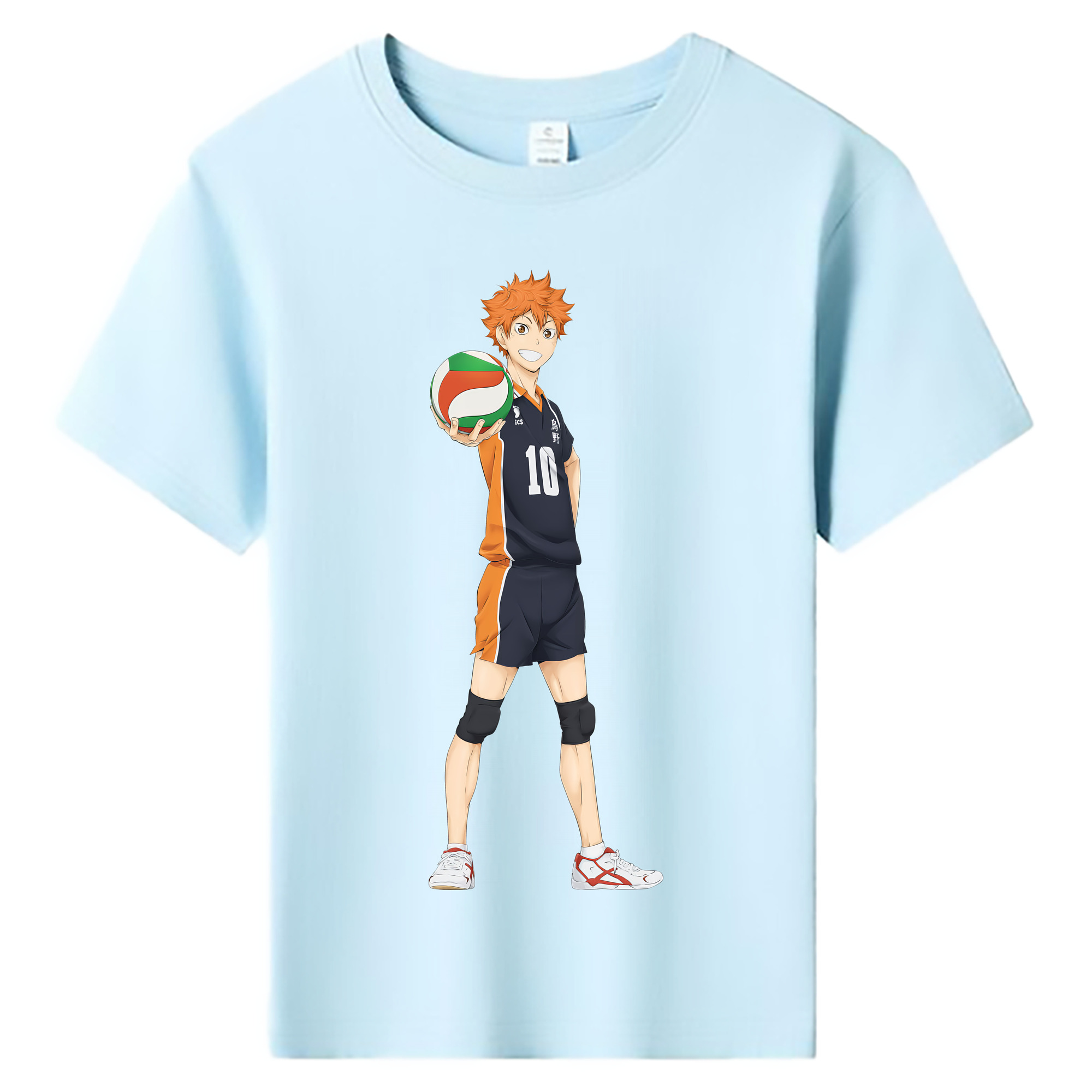 （画像用） ハイキュー!! Haikyu!! 綿100％キッズTシャツ（フロントプリント）